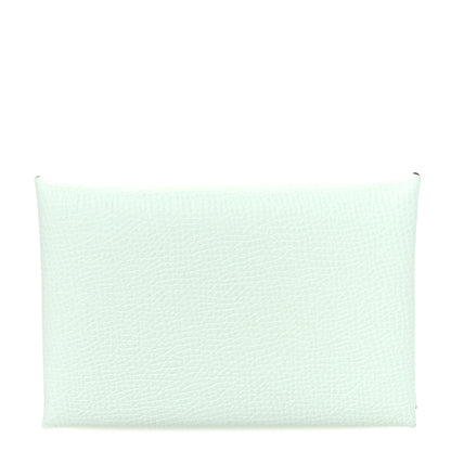 Hermes Epsom Calvi Card Case Vert Peppermint 1 of 8