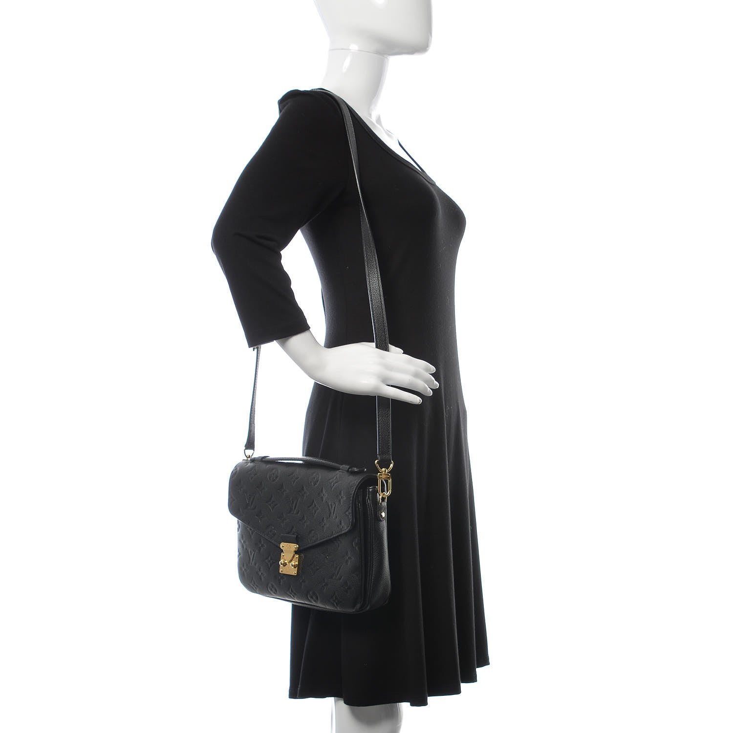 Louis Vuitton Empreinte Pochette Metis Black 2 of 9