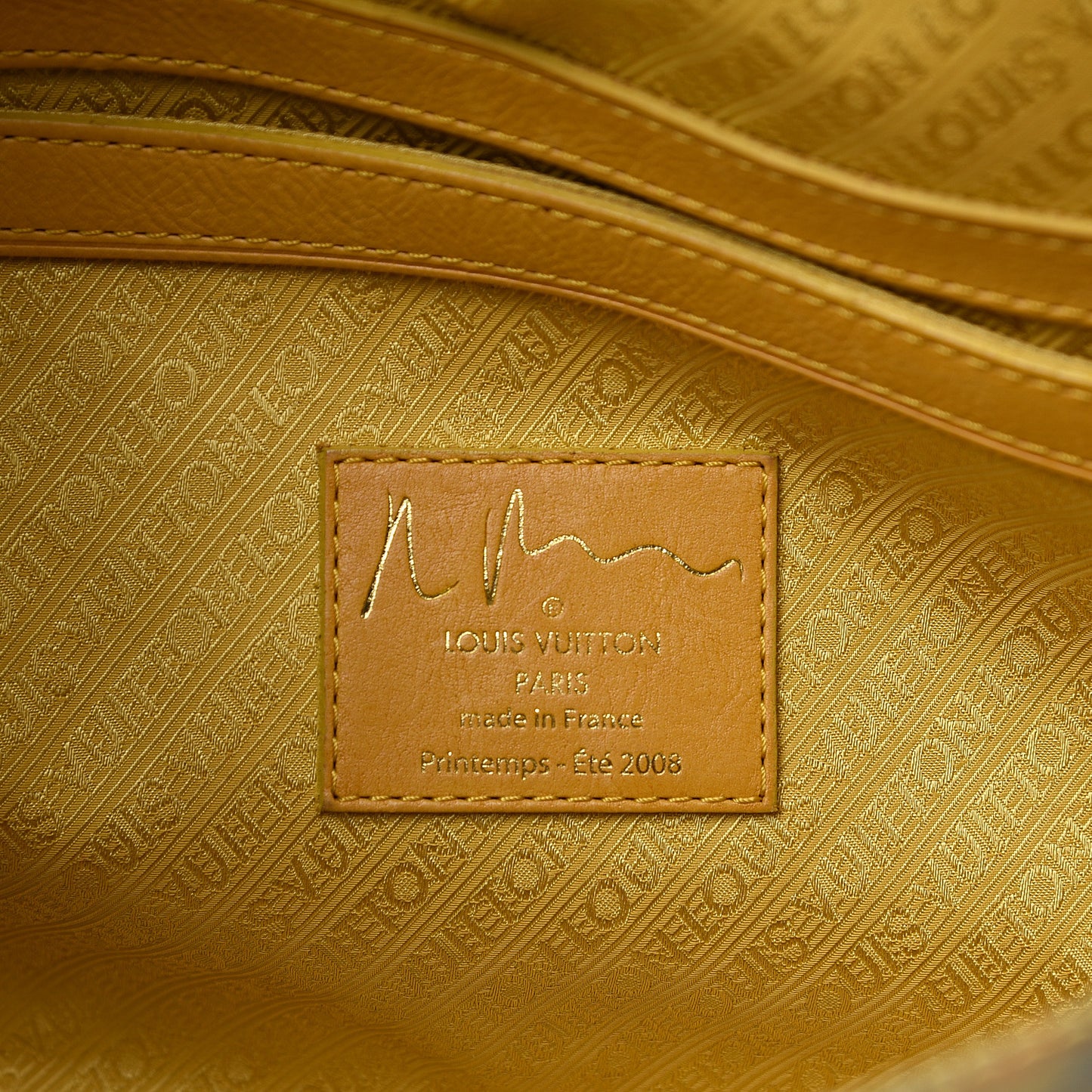 Monogram Pulp Defile Weekender PM Yellow