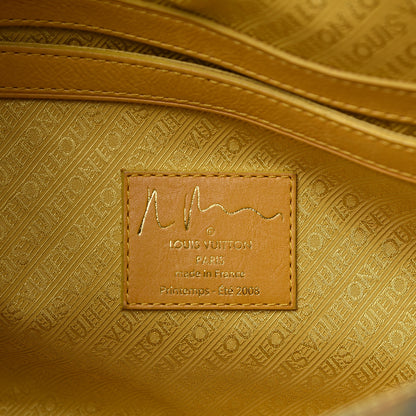 Louis Vuitton Monogram Pulp Defile Weekender PM Yellow 5 of 13