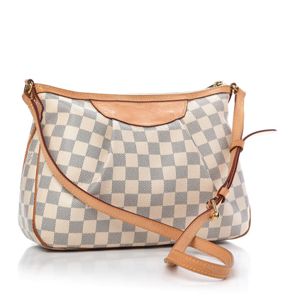 Louis Vuitton Damier Azur Siracusa PM 3 of 9