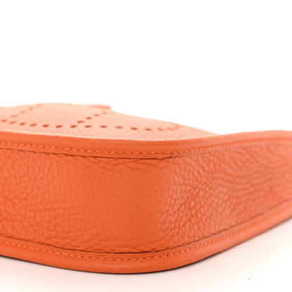 Hermes Taurillon Clemence Evelyne TPM Orange 11 of 11