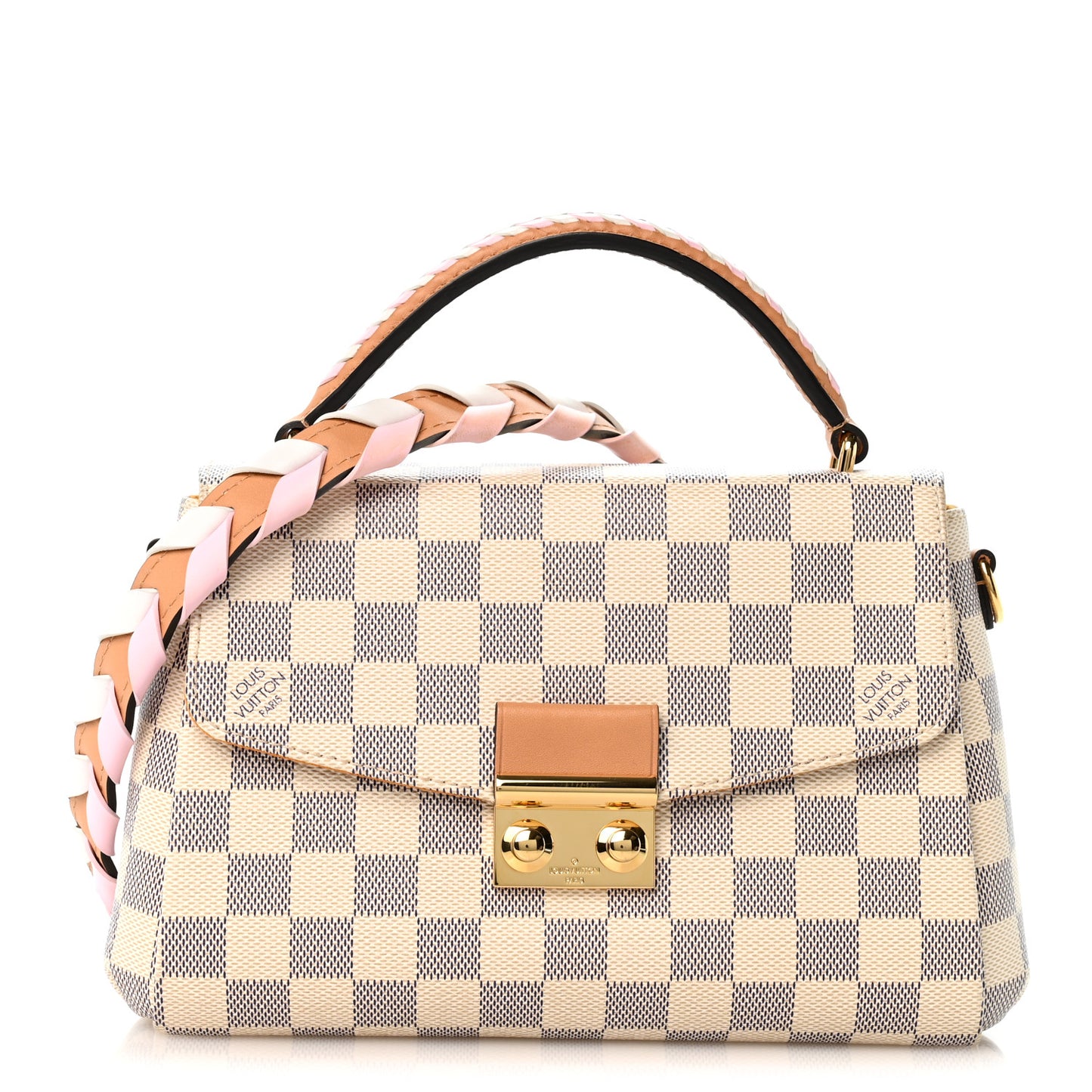 Damier Azur Braided Croisette Rose