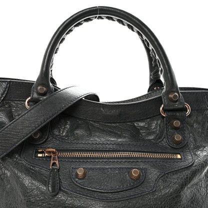 Balenciaga Agneau Giant 12 Rose Gold Hardware City Anthracite 8 of 10