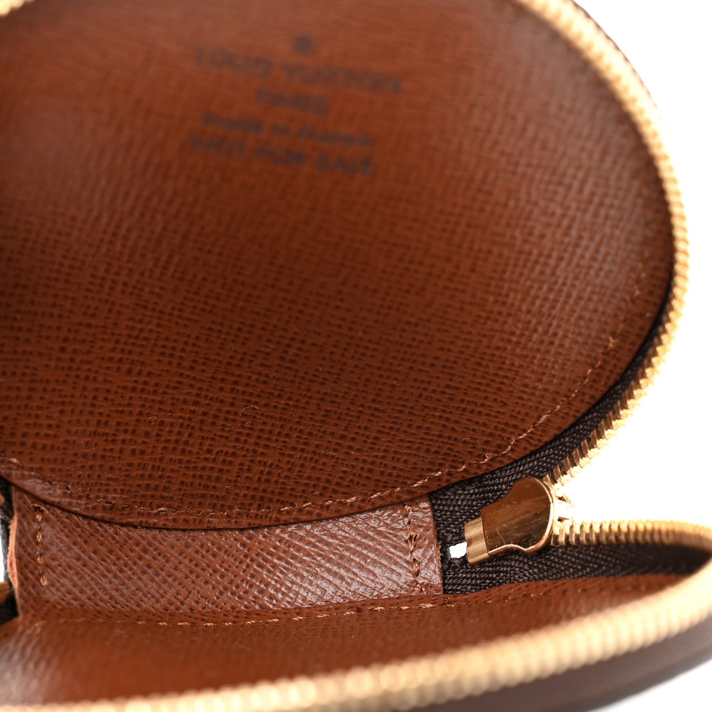 Monogram Round Coin Purse