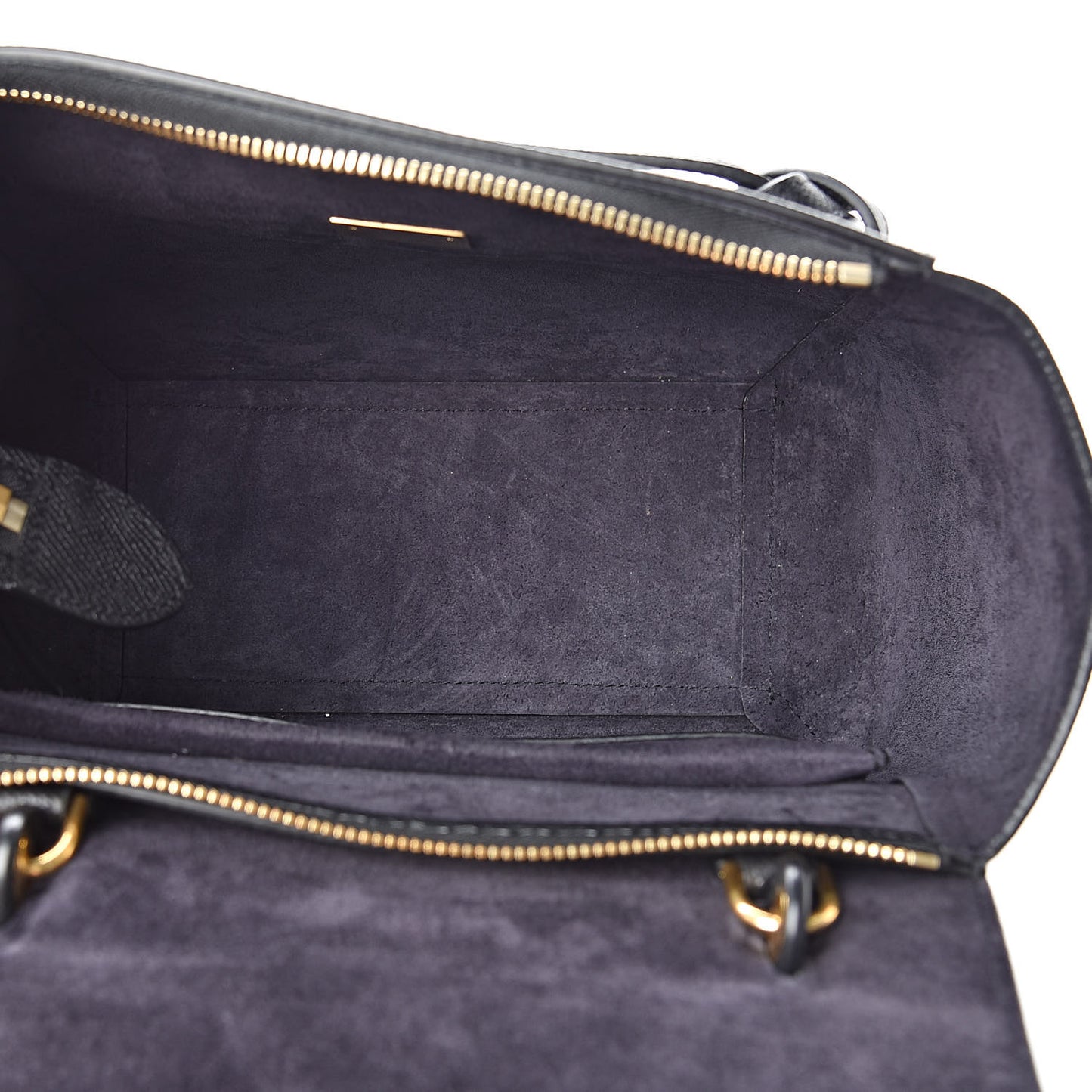 Grained Calfskin Micro Belt Bag Black