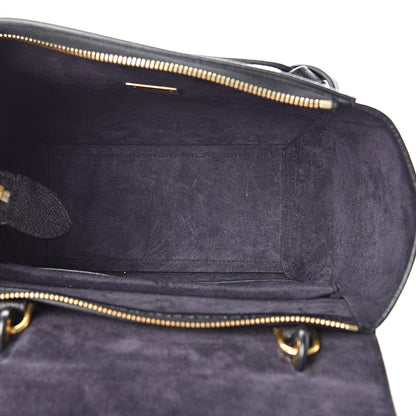 Celine Grained Calfskin Micro Belt Bag Black 5 of 14
