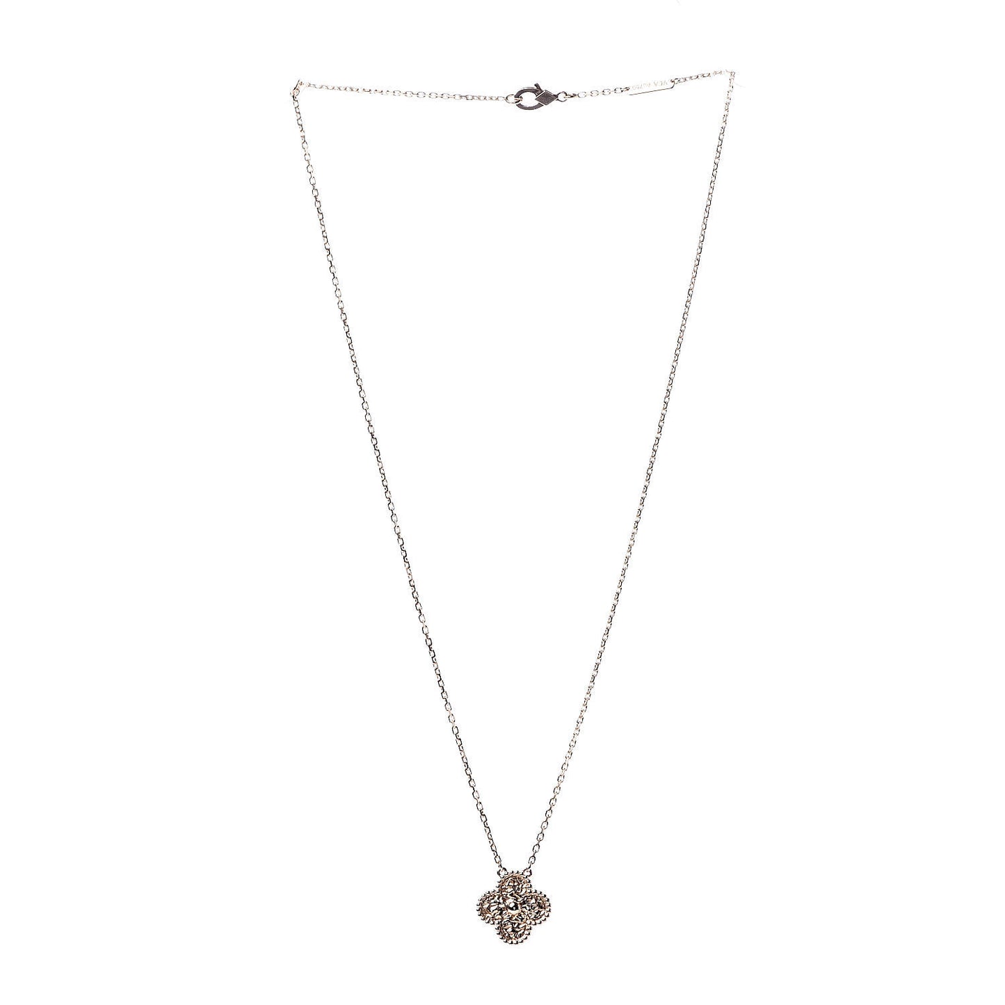 18K Rose Gold Vintage Alhambra Pendant Necklace