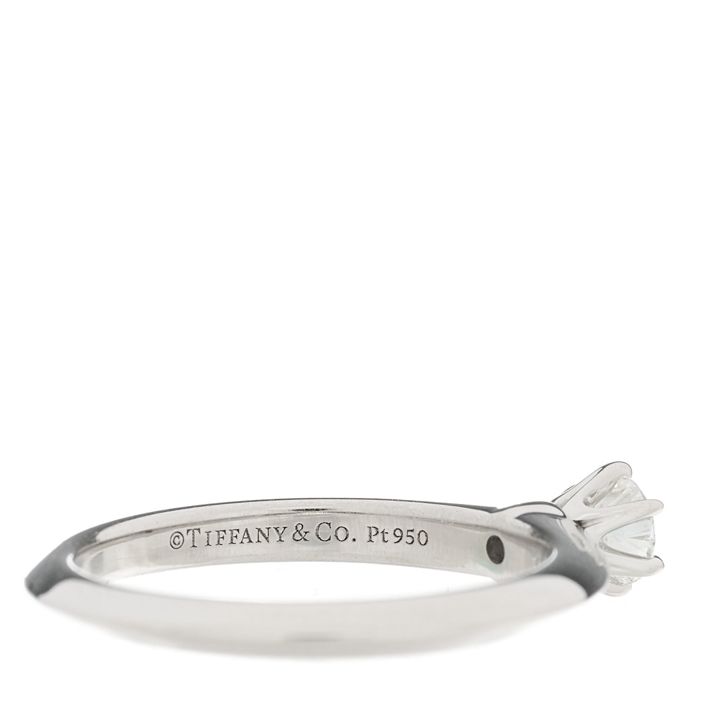Platinum Diamond .22ct Solitaire Engagement Ring 49 4.75