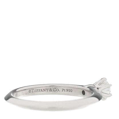Tiffany Platinum Diamond .22ct Solitaire Engagement Ring 49 4.75 5 of 7
