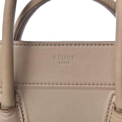 Celine Supple Calfskin Medium Phantom Luggage Beige 11 of 20