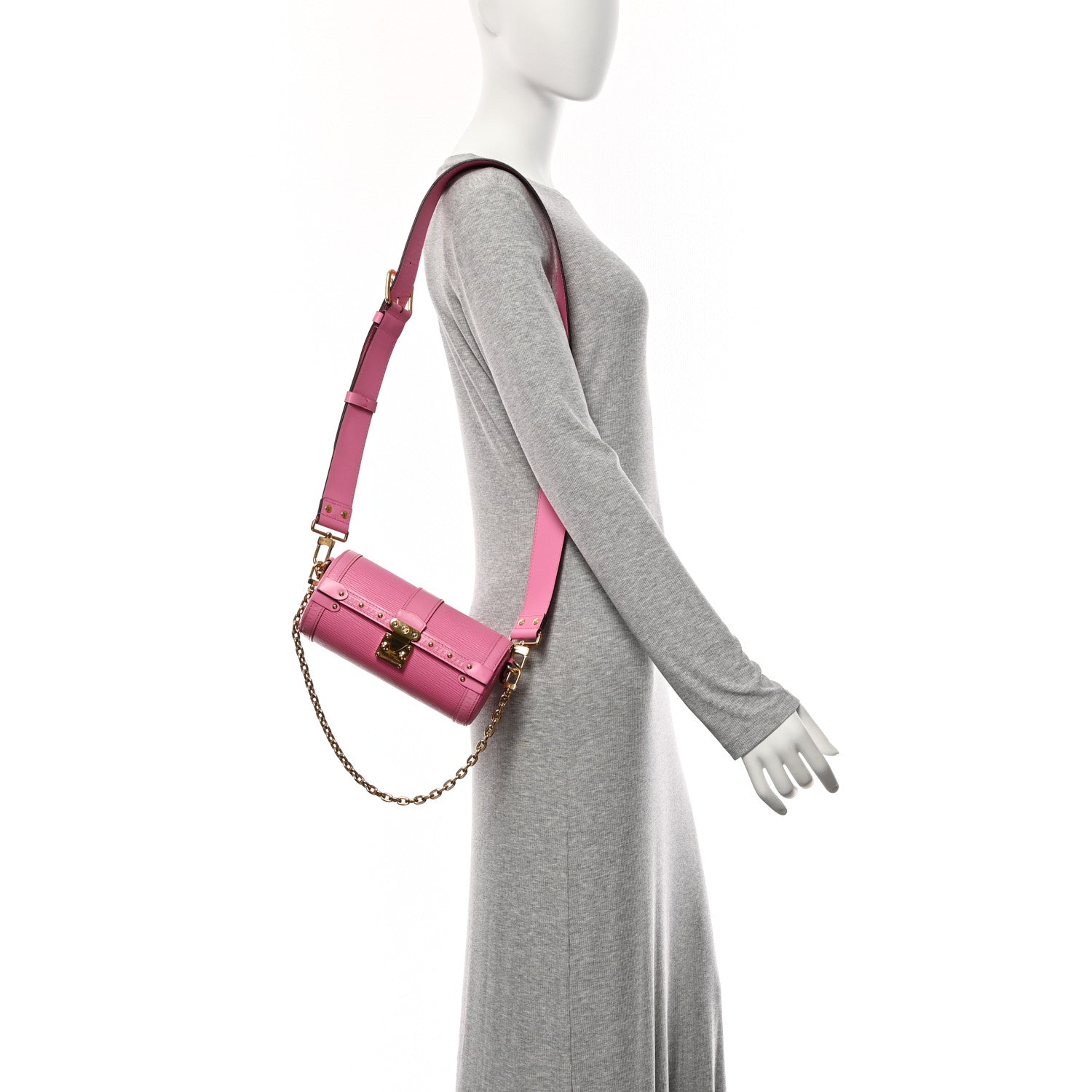 Louis Vuitton Epi Papillon Trunk Rose 2 of 9