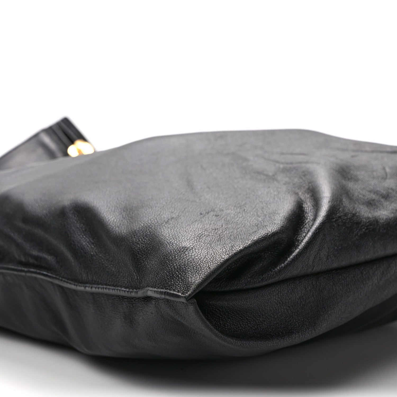 Tom Ford Ramskin Large Alix Padlock Zip Shoulder Bag Black 7 of 8