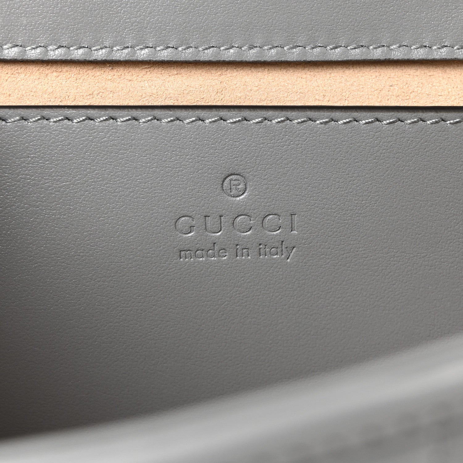 Gucci Calfskin Matelasse Aria Mini GG Marmont Shoulder Bag Deep Grey 6 of 9