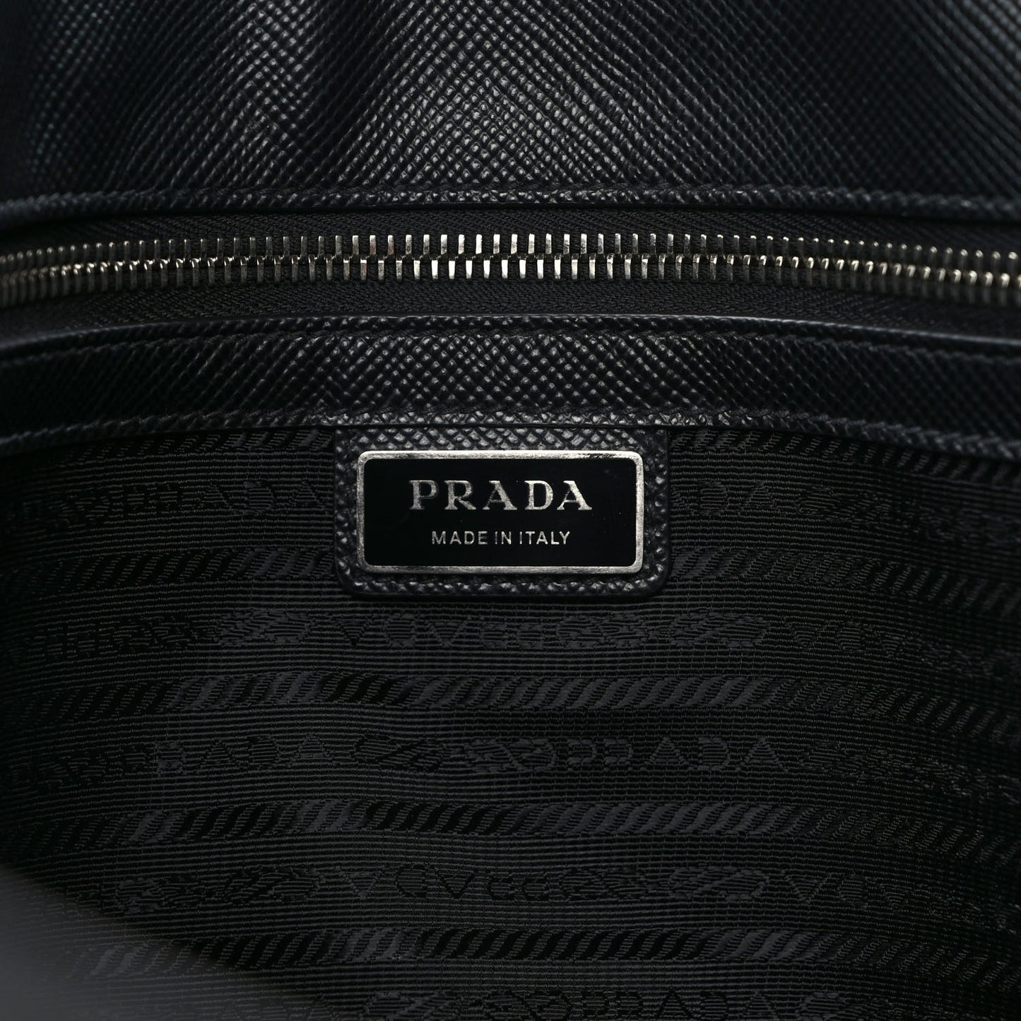 Saffiano Cuir Tote Bag Black