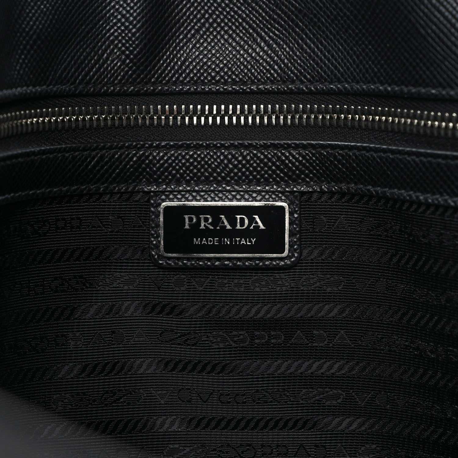 Prada Saffiano Cuir Tote Bag Black 6 of 8