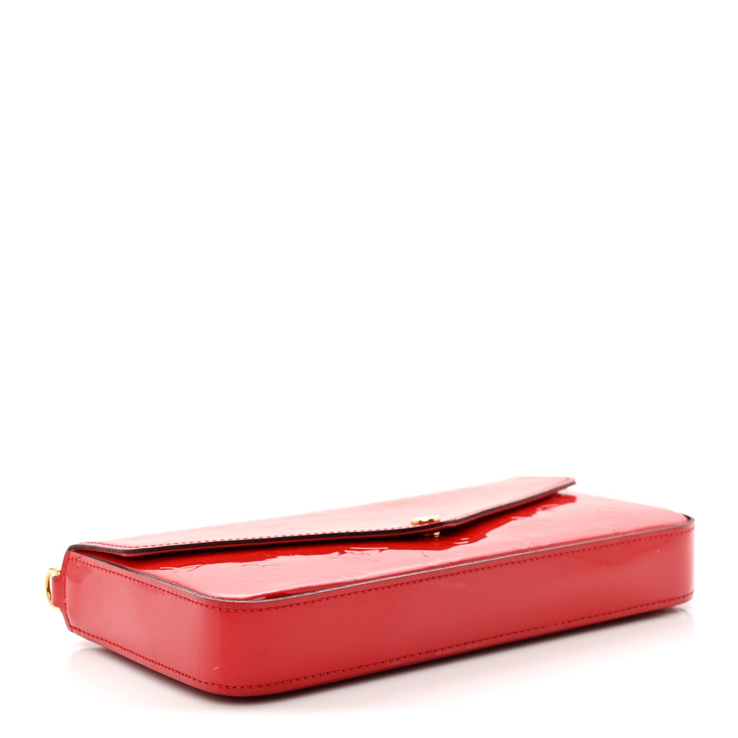 Vernis Felicie Pochette Chain Wallet Cherry