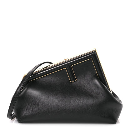 Fendi Shiny Nappa Small Fendi First Black 1 of 9