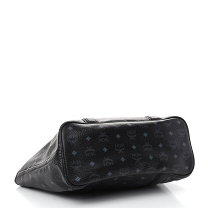 MCM Visetos Shopping Tote Black 4 of 9