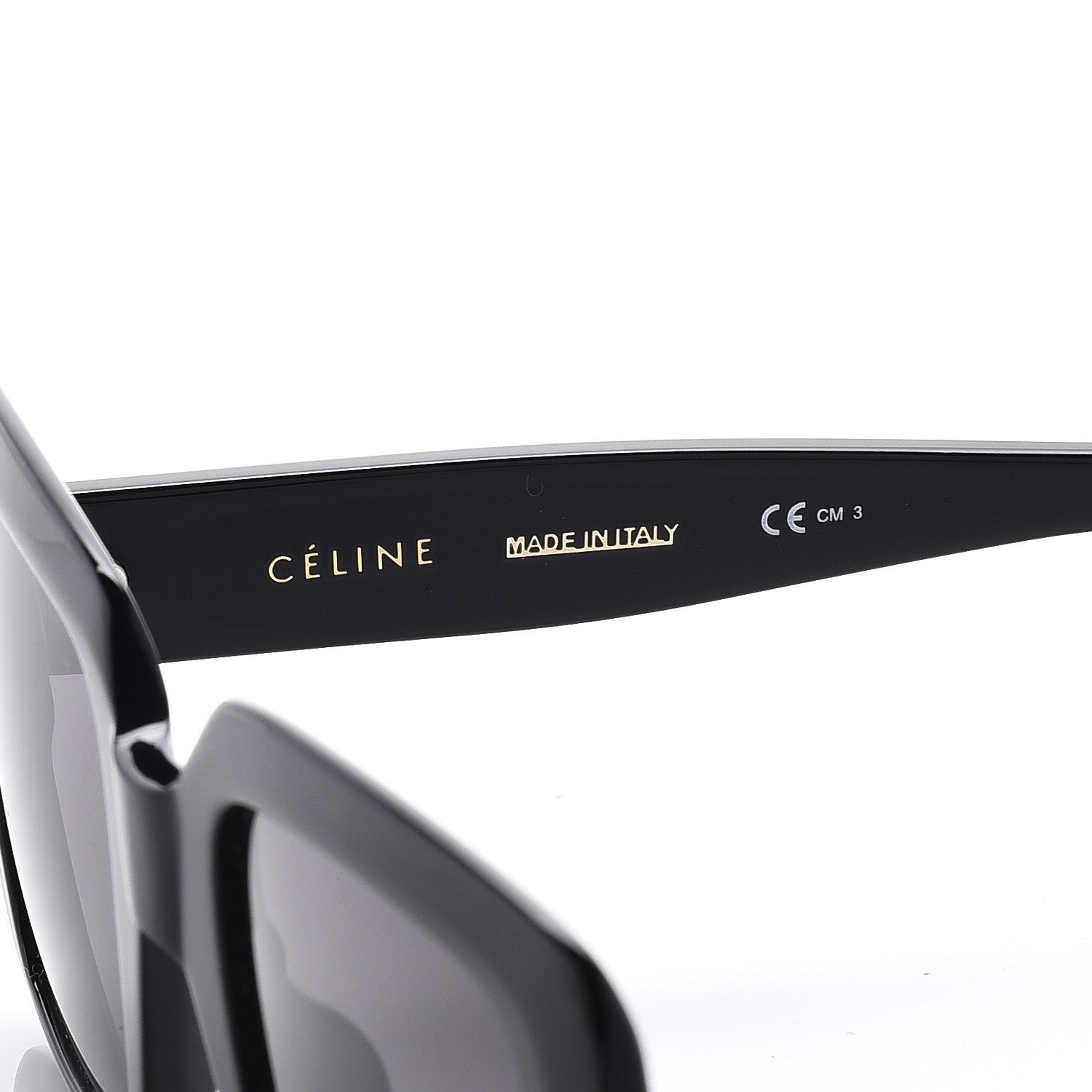 Celine Square Sunglasses CL 41094/S Black 6 of 7
