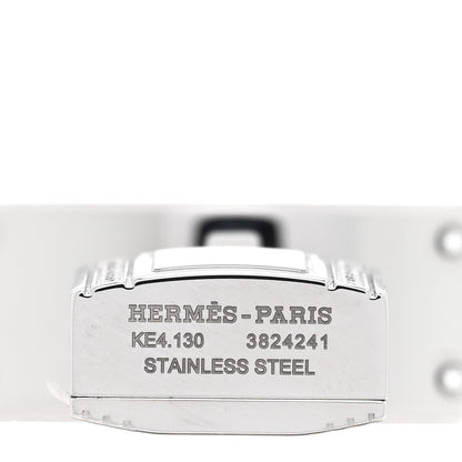 Hermes Stainless Steel Diamond 16mm Kelly Quartz Watch 4 of 5