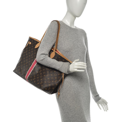 Louis Vuitton Monogram My LV Heritage Neverfull GM Fuchsia White 2 of 9