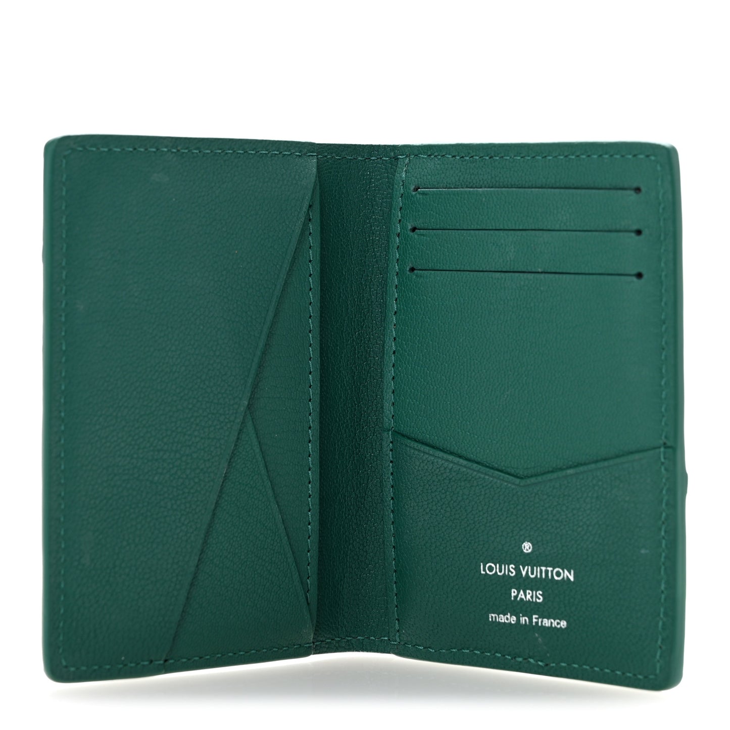 Ostrich Pocket Organizer Vert