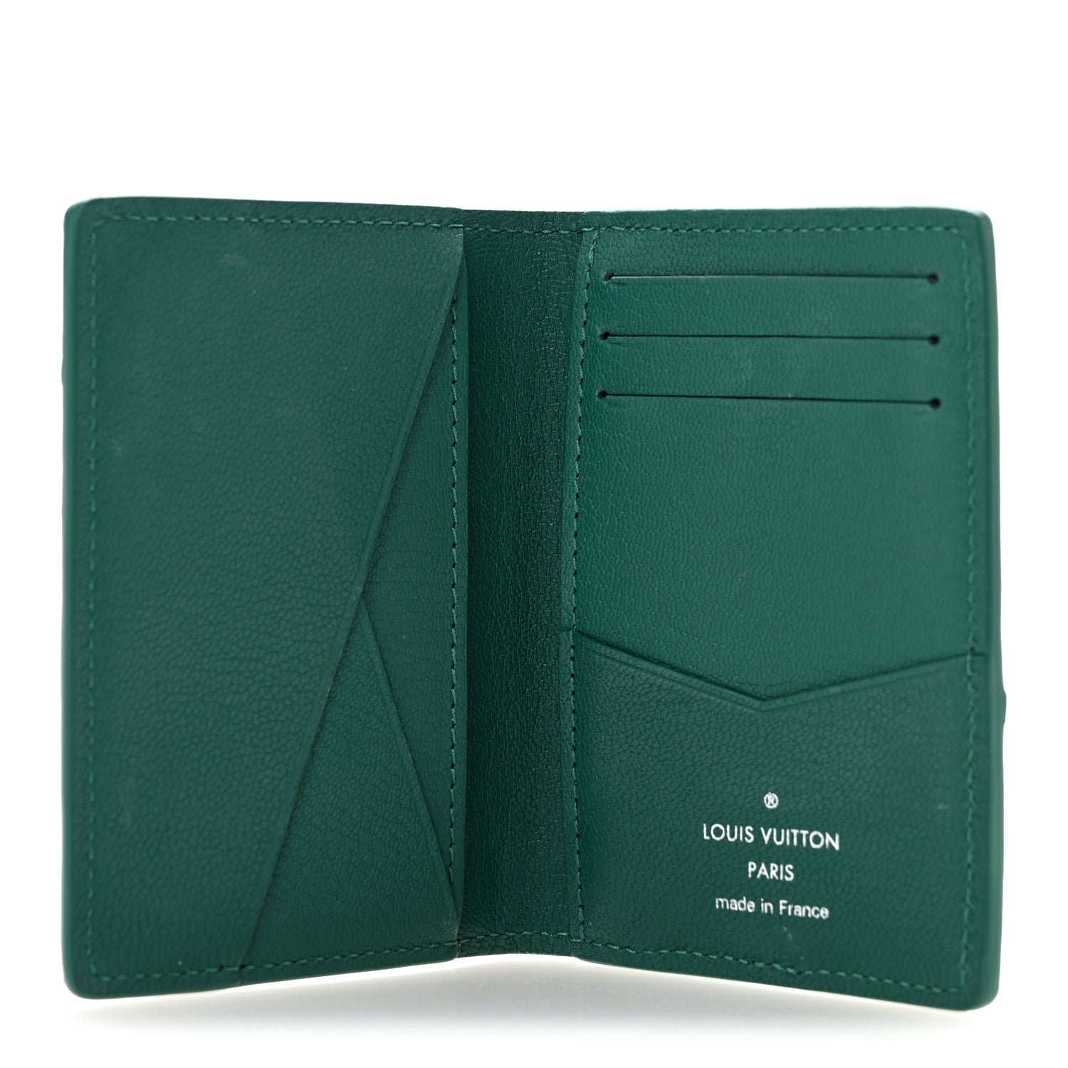 Louis Vuitton Ostrich Pocket Organizer Vert 5 of 7