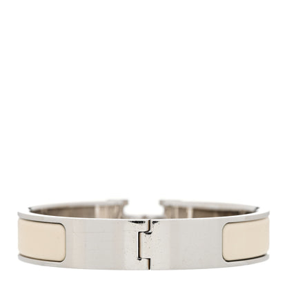 Hermes Enamel Narrow Clic Clac H Bracelet PM White 3 of 6