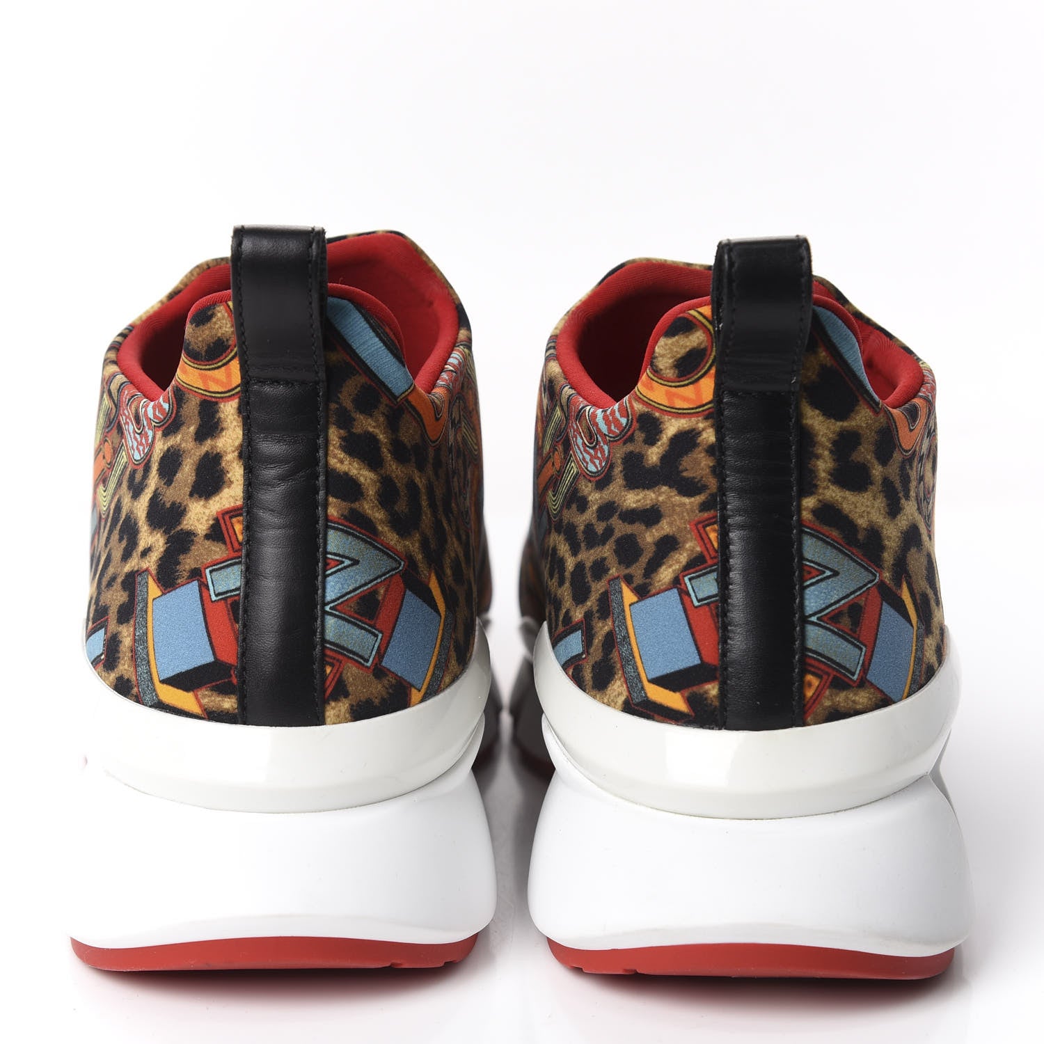 Christian Louboutin Neoprene Space Run Loubileo Donna Flat Sneakers 38 Multi 6 of 11