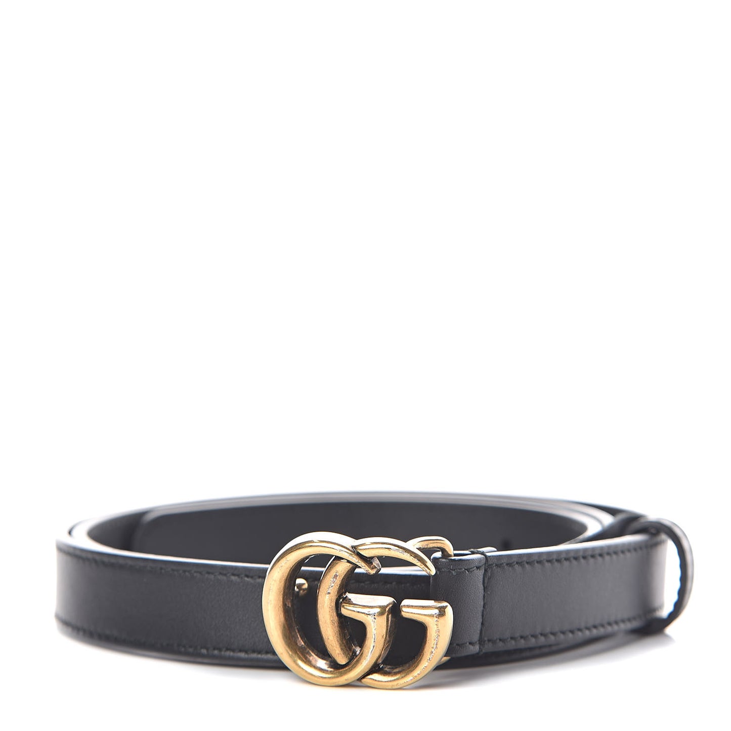 Calfskin Double G 20mm Belt 90 36 Black