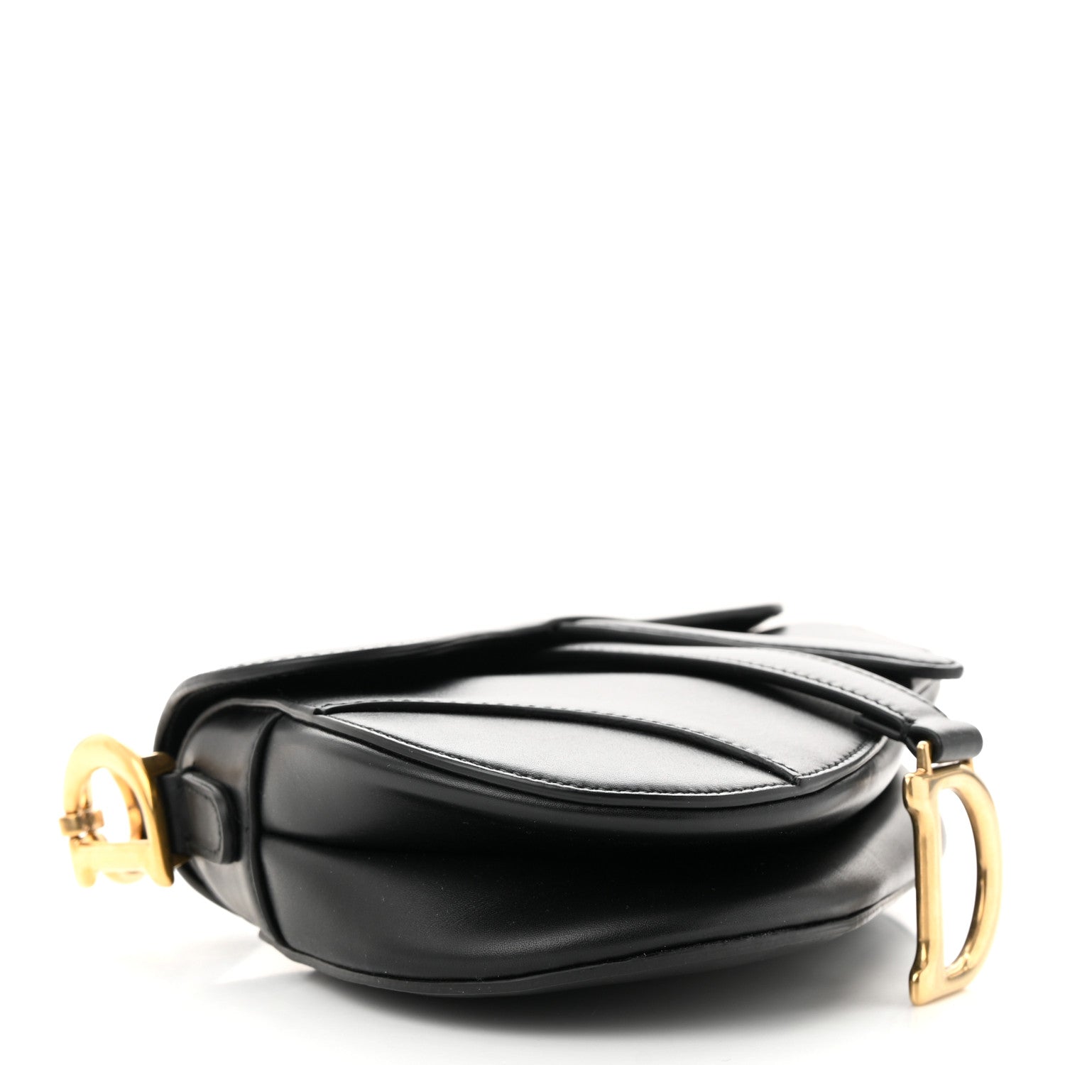 Christian Dior Calfskin Mini Saddle Bag Black 4 of 10