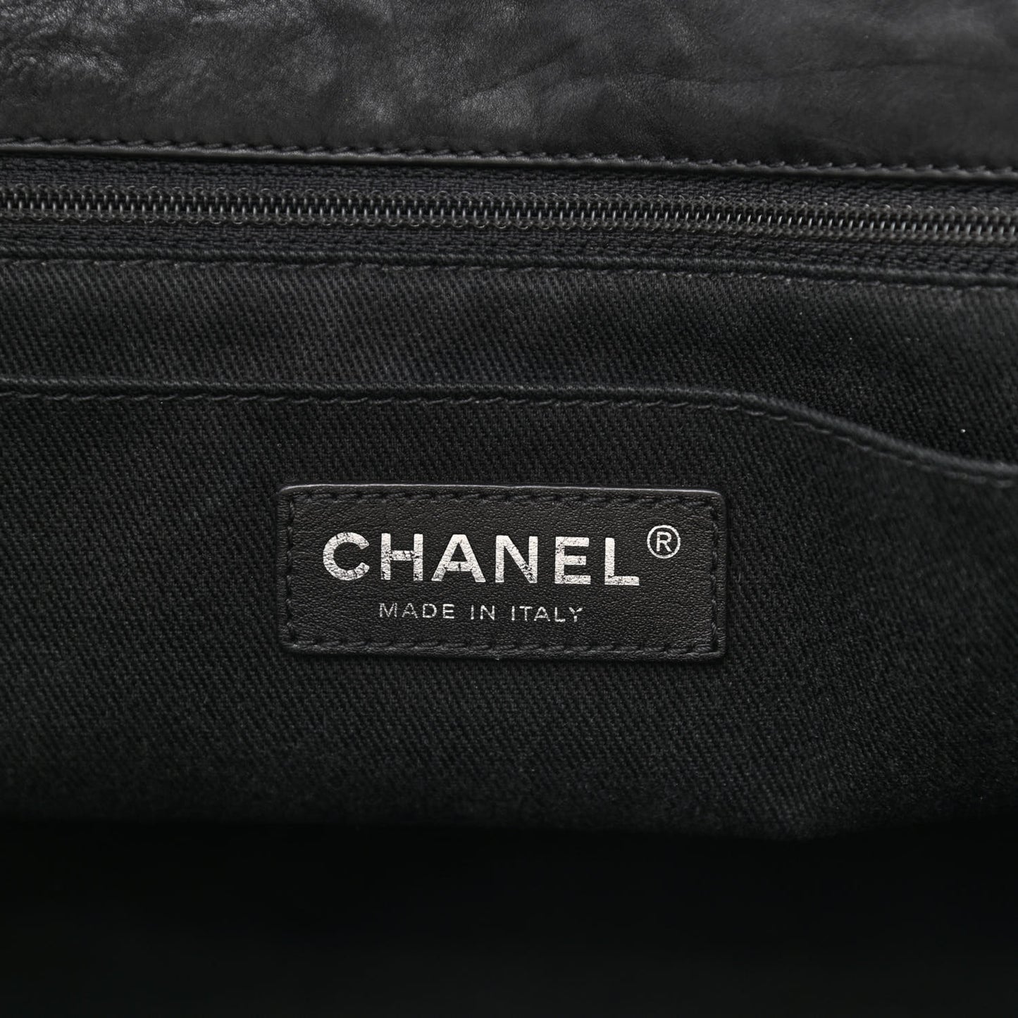 Washed Lambskin Accordion Flap Black