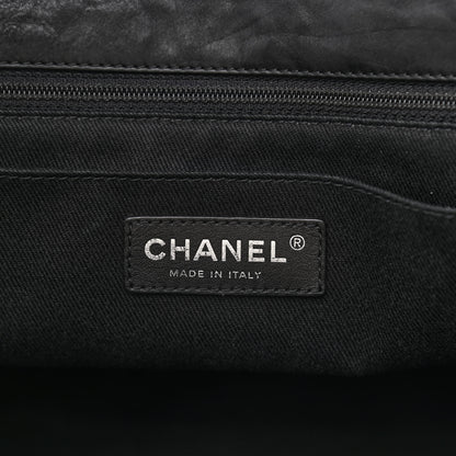 Chanel Washed Lambskin Accordion Flap Black 6 of 10