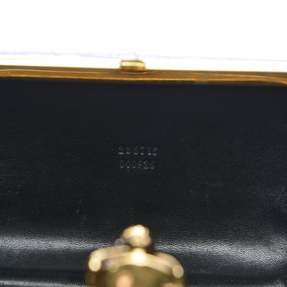 Alexander McQueen Nappa Buckle Skull Box Clutch Black 7 of 8