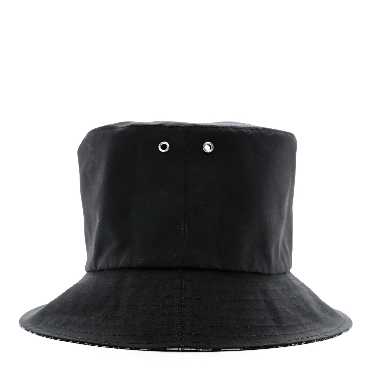 Christian Dior Oblique Reversible Teddy-D Brim Bucket Hat 58 Black 12 of 16