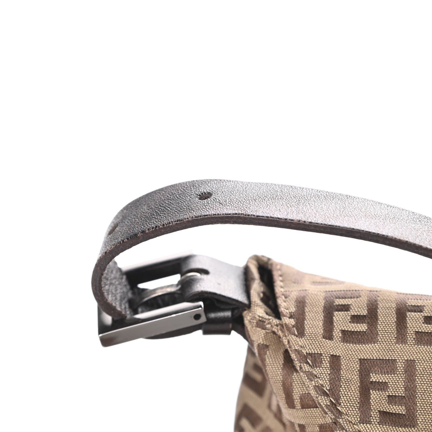 Fendi Zucchino Baguette Mogano Panna Brown 13 of 15