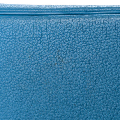 Hermes Togo Birkin 35 Bleu Azteque 27 of 29
