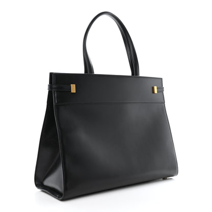 Saint Laurent Calfskin Medium Manhattan Shopper Tote Black 3 of 10