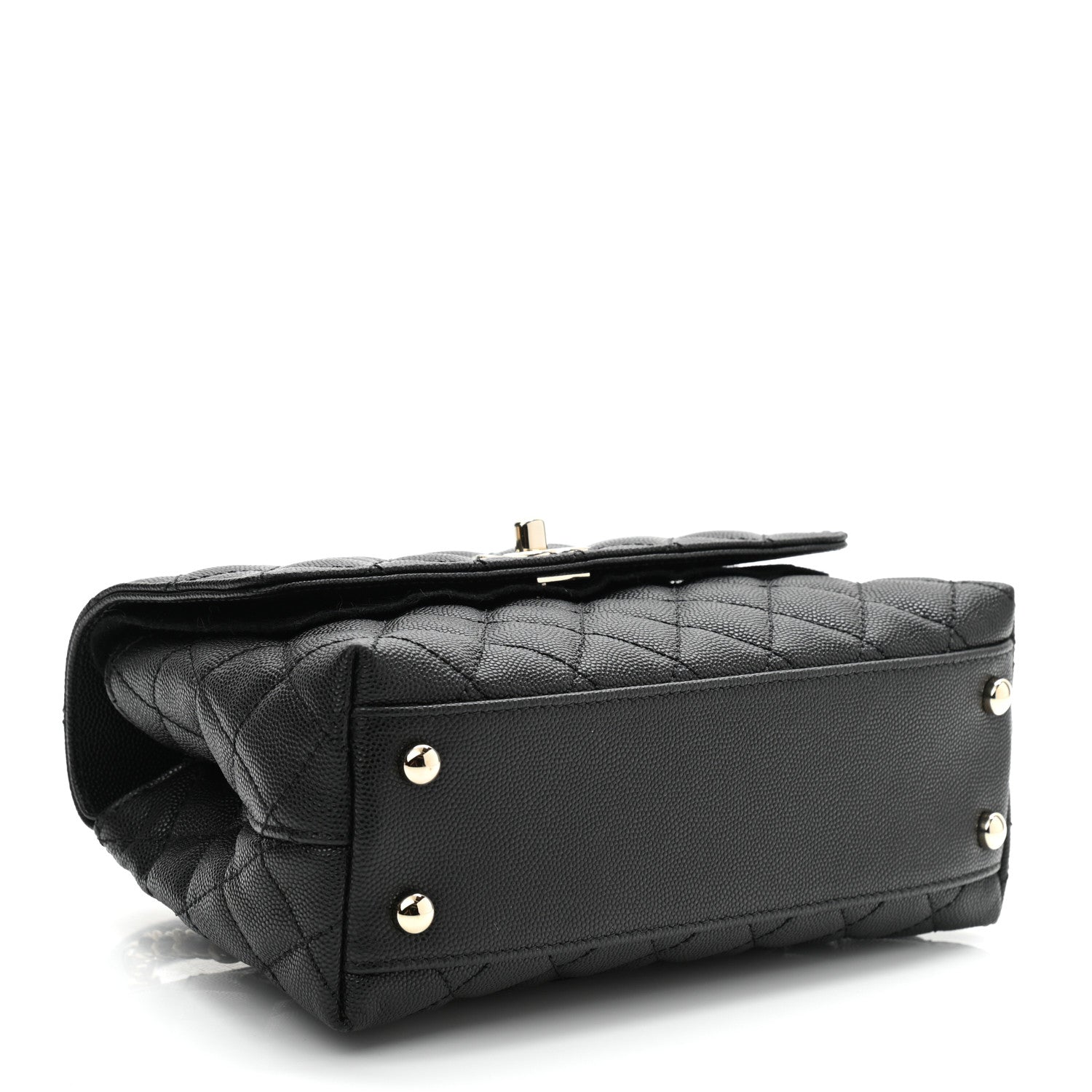 Chanel Caviar Quilted Mini Coco Handle Flap Black 4 of 10