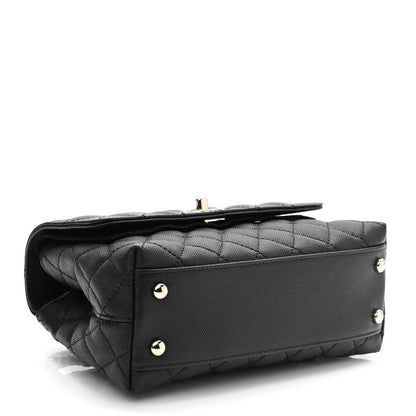 Chanel Caviar Quilted Mini Coco Handle Flap Black 4 of 10