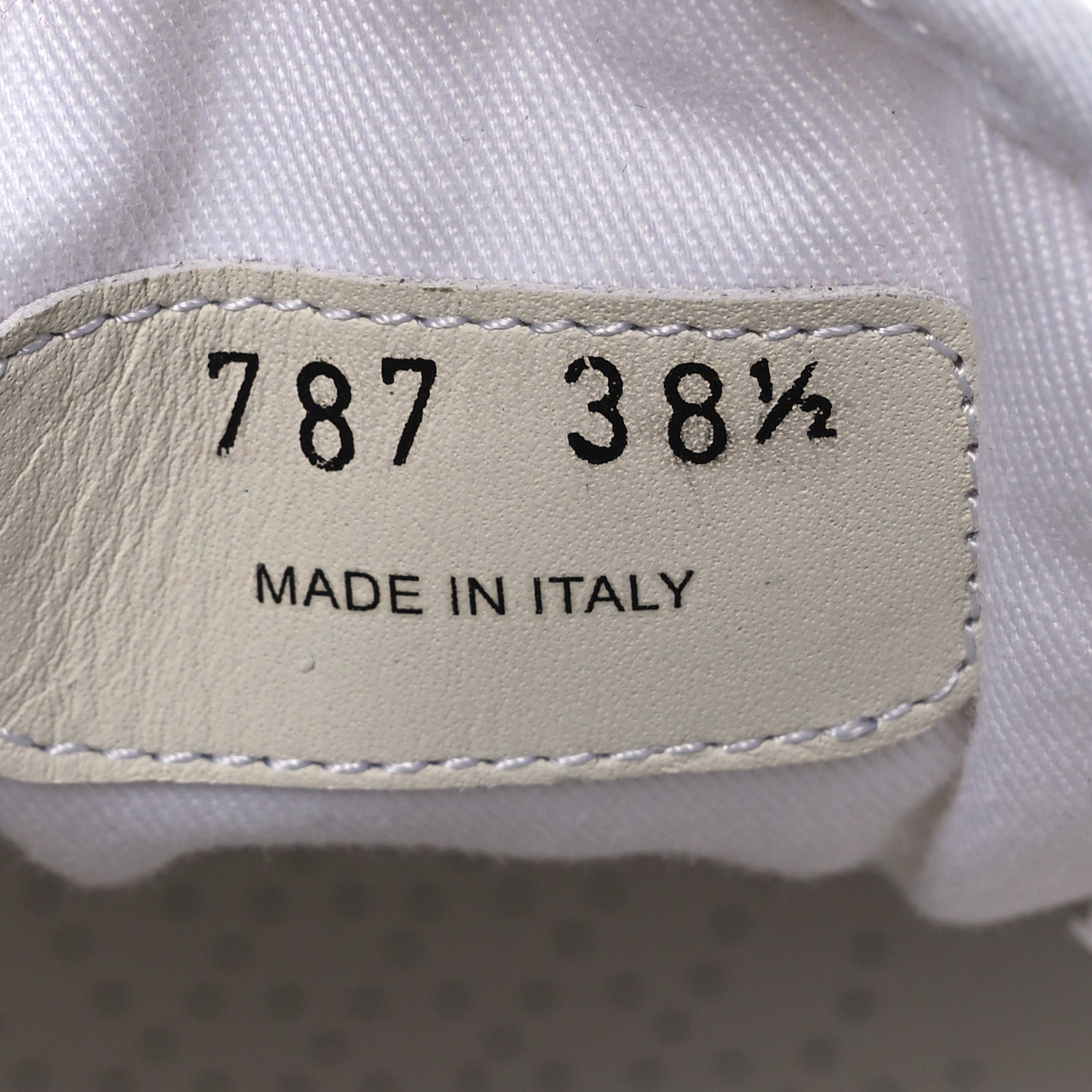 Prada Paillettes Triangle Logo Double Wheel 50mm Sneakers 38.5 White 10 of 10
