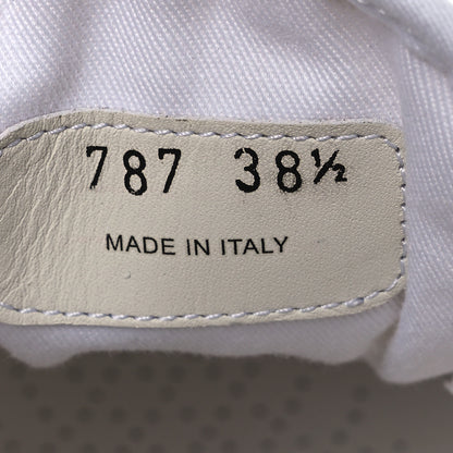 Prada Paillettes Triangle Logo Double Wheel 50mm Sneakers 38.5 White 10 of 10