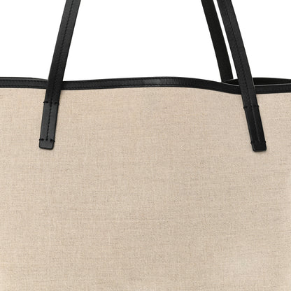 The Row Canvas Calfskin Park Tote Beige Black 7 of 12