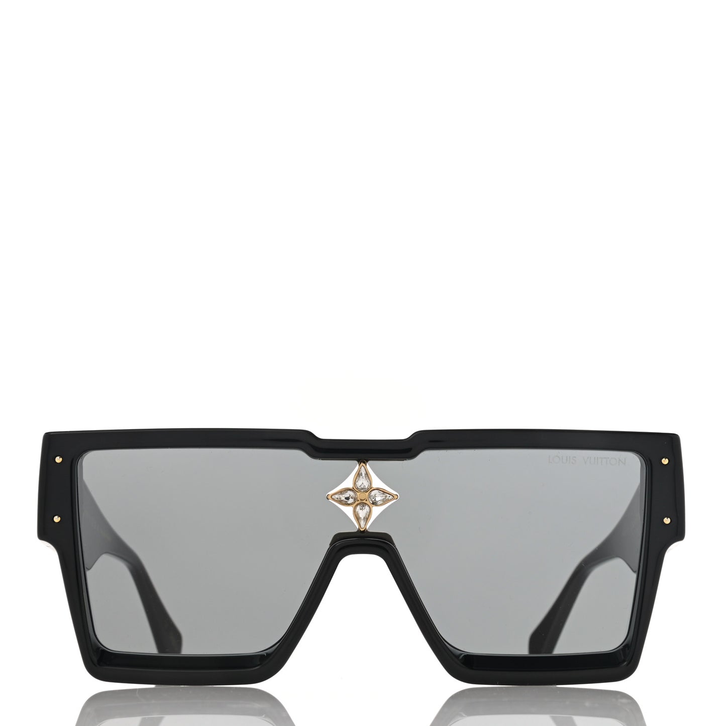 Acetate Swarovski Crystal Cyclone Sunglasses Z1578W Black