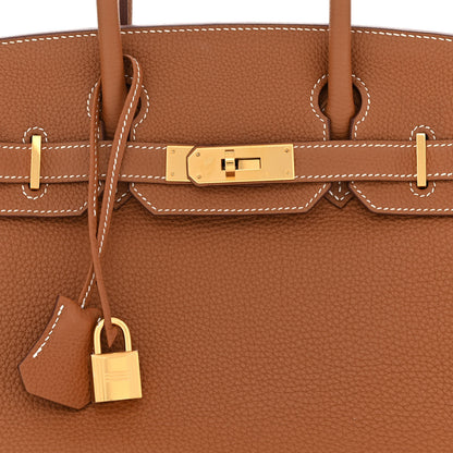 Hermes Togo Birkin 30 Gold 8 of 10