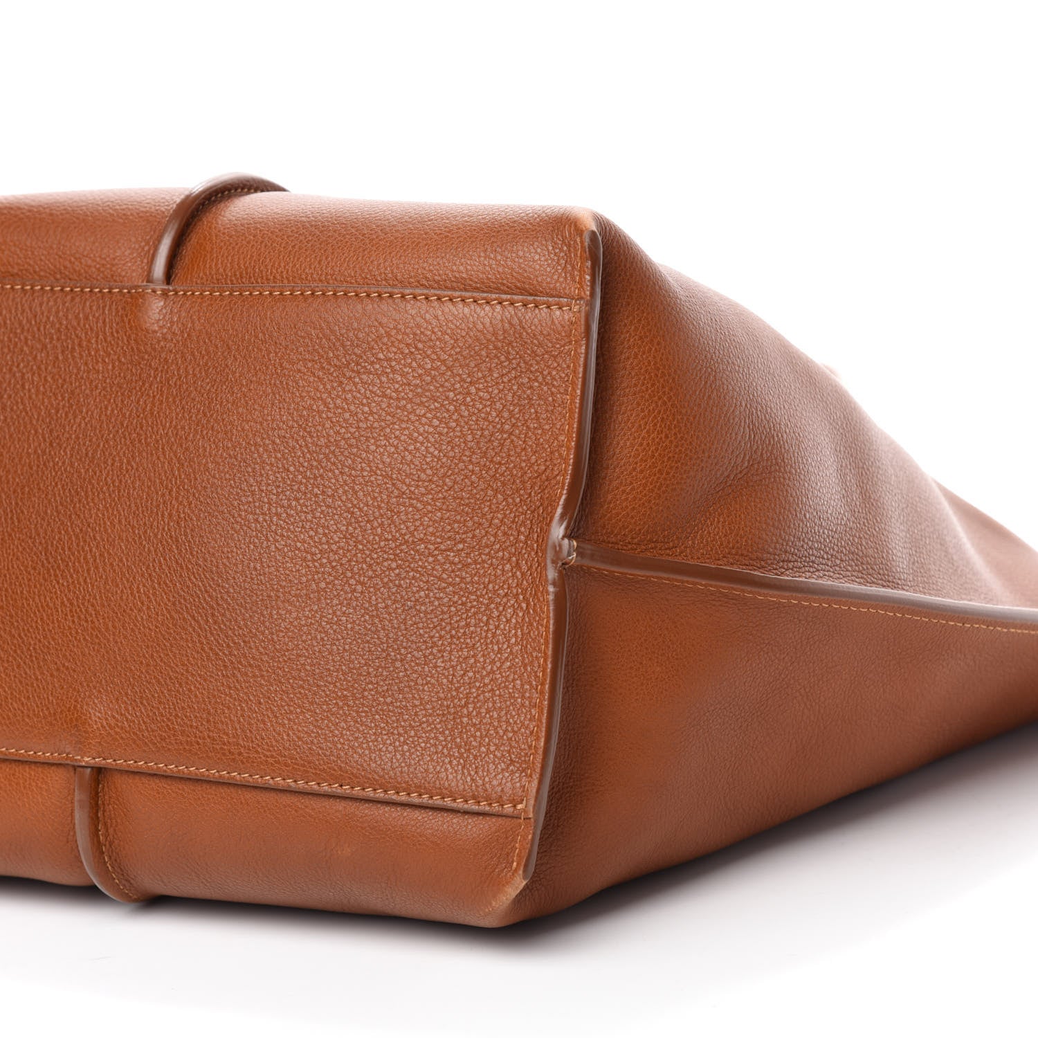 Chloe Smooth Calfskin Medium Vick Tote Caramel 7 of 14