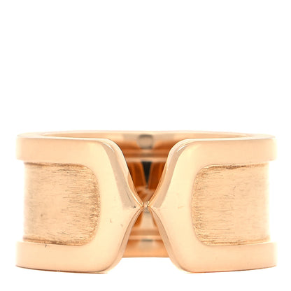 Cartier 18K Yellow Gold 10mm Logo De Cartier Ring 51 5.75 1 of 4