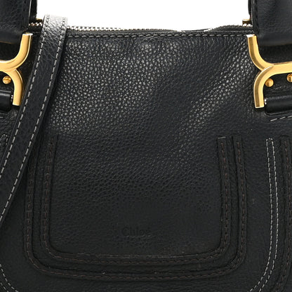 Chloe Calfskin Small Marcie Satchel Black Black 7 of 9