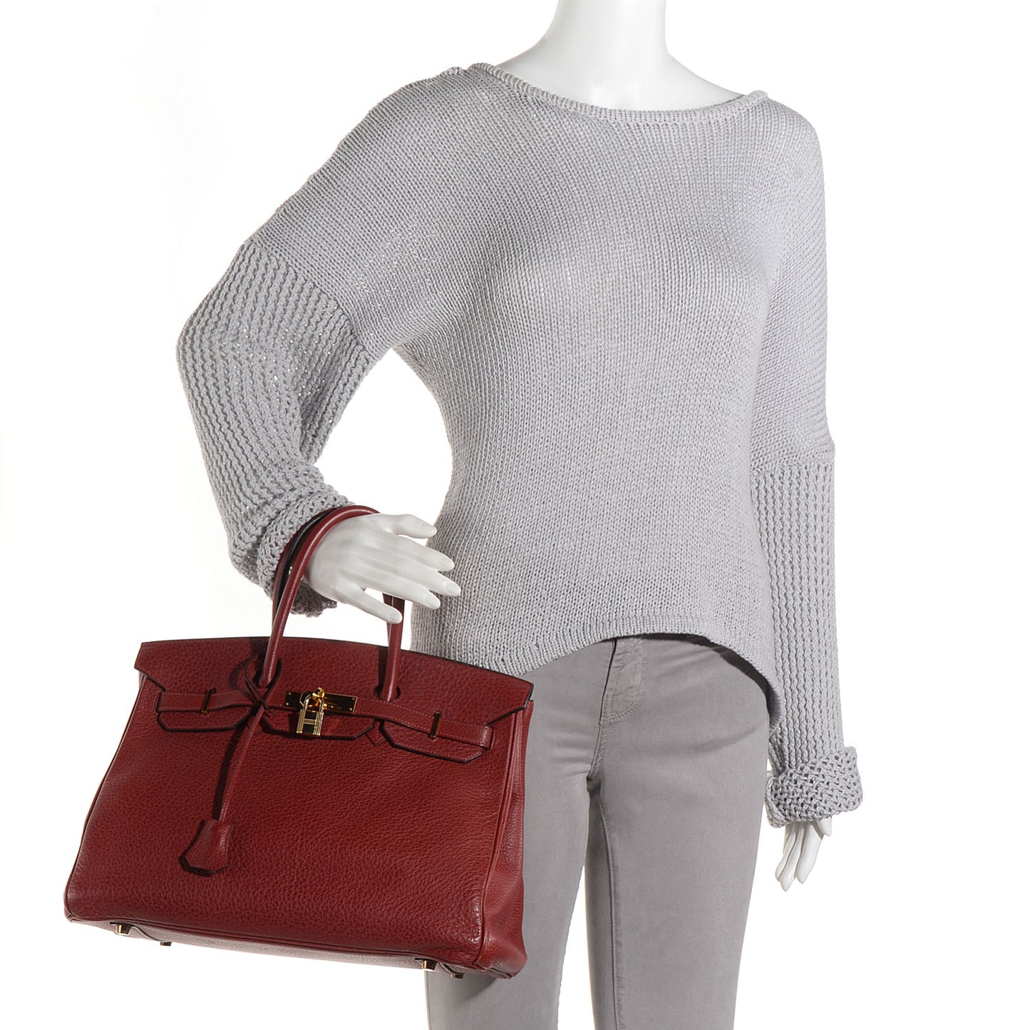 Buffle Skipper Birkin 35 Rouge H